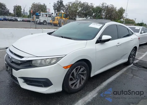 2016 Honda Civic Ex from USA, damaged, VIN 2HGFC2F75GH567362